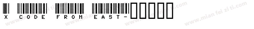 X Code from East字体转换